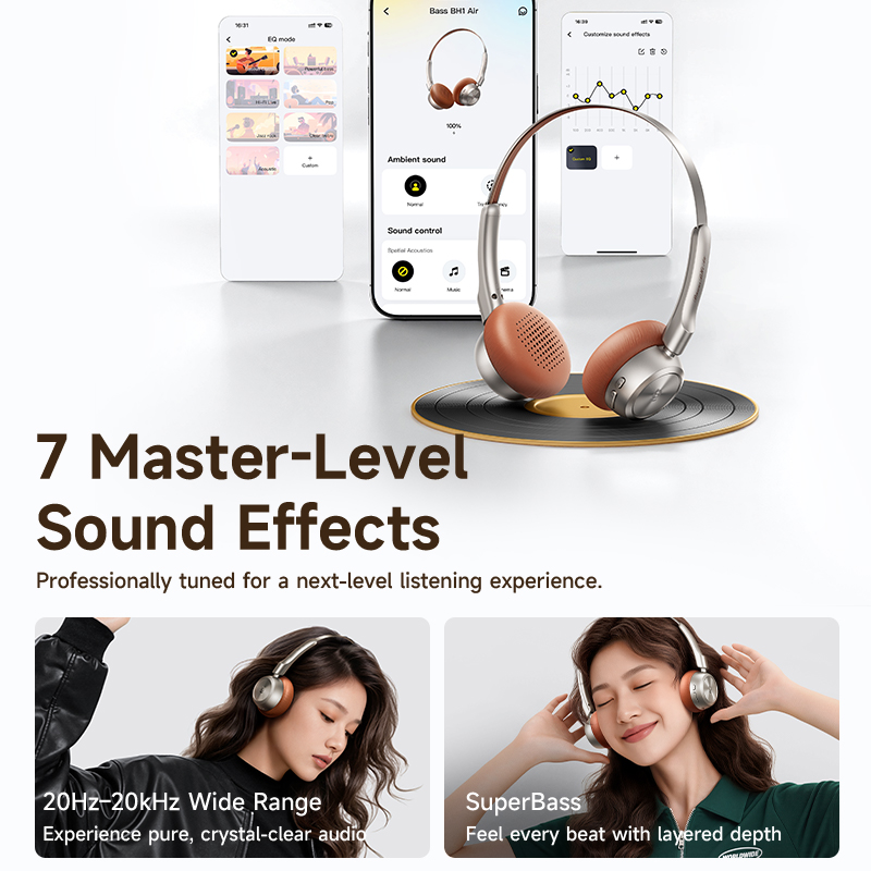 Casque sans fil Baseus BH1 Air - Anc Wireless Over Ear Headphones avis et prix