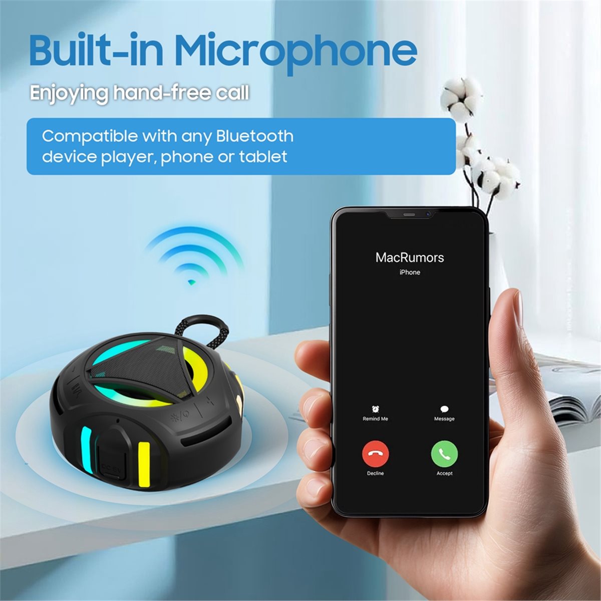 Mini enceinte Bluetooth pour l - Portable Bluetooth Speaker Waterproof Ipx7 avis et prix