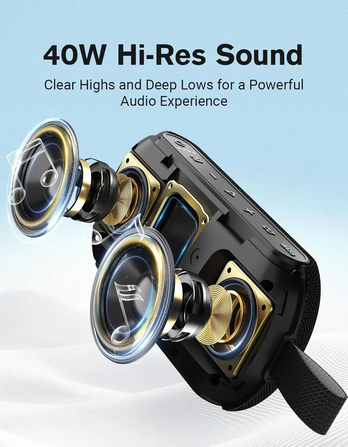 OHAYO Enceinte Bluetooth Porta - Portable Bluetooth Speaker Waterproof Ipx7 avis et prix