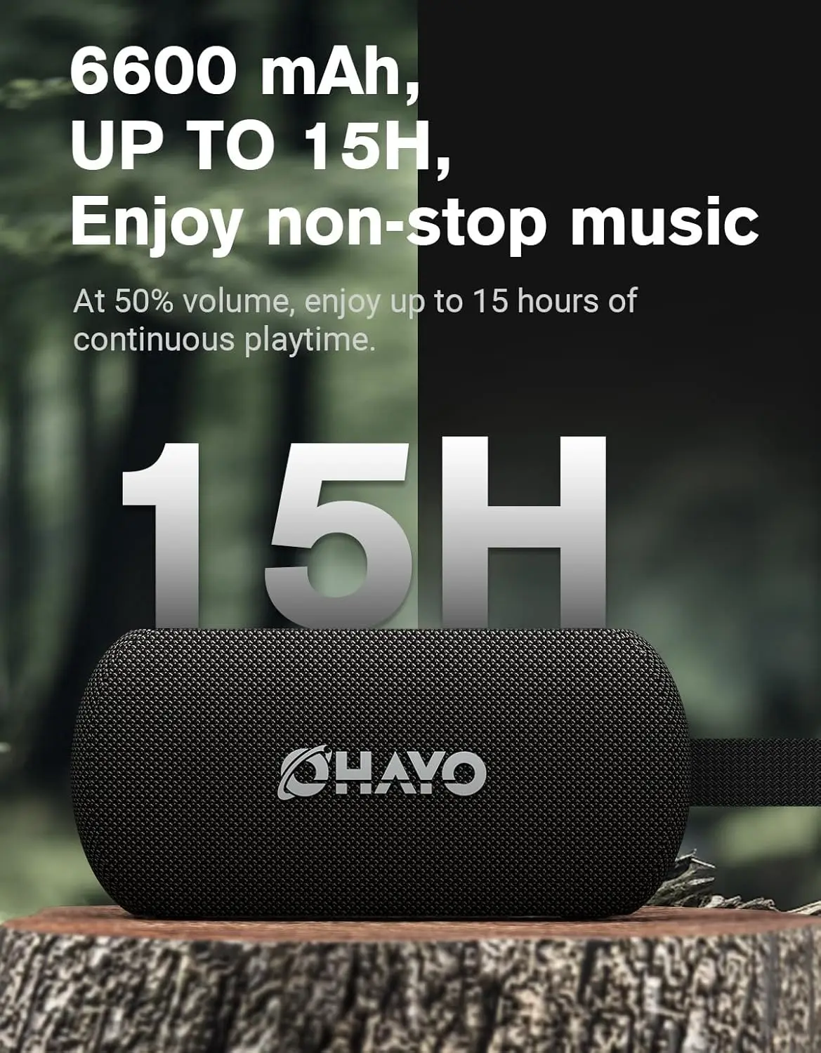 OHAYO Enceinte Bluetooth Porta - Portable Bluetooth Speaker Waterproof Ipx7 avis et prix